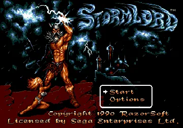 Stormlord (Japan) screen shot title